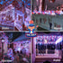 SANJICHA Red White and Blue Lights, 100 LED 33FT 4th of July Decorations Lights, 8 Modes Clear Wire Waterproof Patriotic Light for Independence Da...