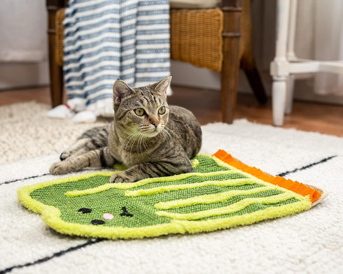Kitty City Premium Catnip Sisal Scratch Pad, Cactus Design, Natural Cat Training Scratch Play Pad, Large...