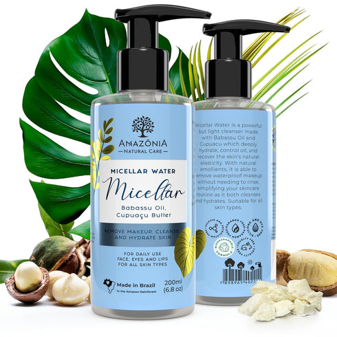 Facial Cleansing Micellar Water Makeup Remover FOR Women-Waterproof Makeup Remover Liquid Cleanser for Skincare - Eye Makeup Remover Face Cleanser...