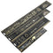 3PCS/4PCS 15cm 20cm 25cm 30cm Multifunctional PCB Ruler Measuring Tool Resistor Capacitor Chip IC SMD Diode Transistor Package 180 Degrees (4pcs/l...