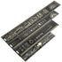 3PCS/4PCS 15cm 20cm 25cm 30cm Multifunctional PCB Ruler Measuring Tool Resistor Capacitor Chip IC SMD Diode Transistor Package 180 Degrees (4pcs/l...