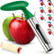 Zulay Premium Apple Corer - Easy to Use Durable Remover for Pears, Bell Peppers, Fuji, Honeycrisp, Gala and Pink Lady Apples - Stainless Steel Cup...
