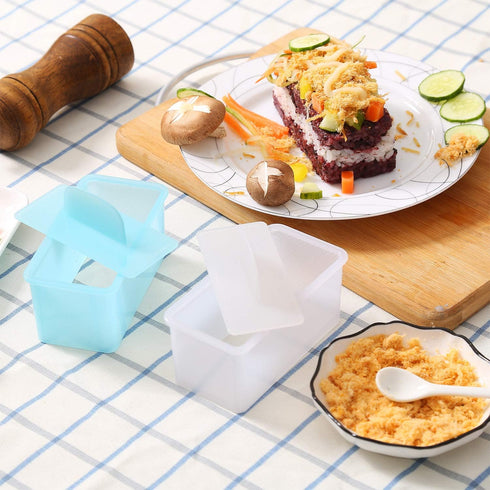 RC Non Stick Musubi Maker Press, BPA Free Sushi Making Kit Onigiri Mold, Non-Toxic Luncheon Meat Press Hawaiian Spams Musubi Maker Mold (White)...
