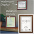 NuDell Certificate Frame | Frame for 8.5" x 11" Documents | Diploma frame | Picture Frames | Document Holder | Certificate Holders | Document Fram...
