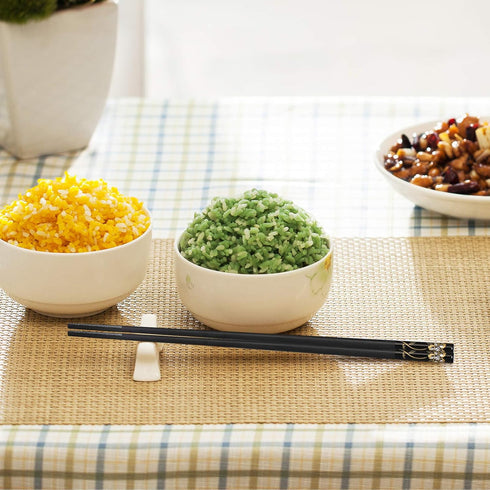 Chopsticks10 Pairs Reusable Fiberglass Chopsticks,Non-Slip Chopsticks,Lightweight Chop Sticks,Dishwasher Safe, Chinese style Japanese Food Cooking...