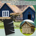 2pcs Attic Vents Gable Vents Aluminum Wall Vent Metal Shed Vent with Screen Mesh Square Vent Louver Vent Grille for Exterior Door House Attic Gara...