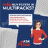 Air Filter Factory Replacement For ReliOn RCM-832 Humidifier Wick Filters 2-Pack...