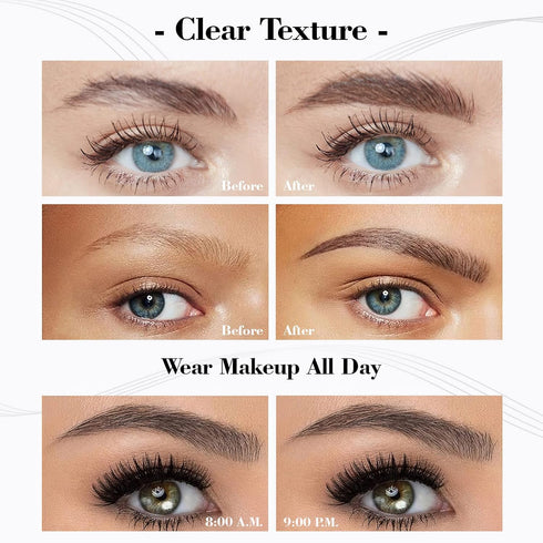 Eyebrow Pencil Eyebrow Microblading Pen - Eye Makeup Eyebrow Pen Micro 4 Point Brow Pen Lift & Snatch Eyebrow Microblading Pen Long-Lasting Waterp...