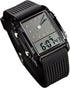 FANMIS Men's Waterproof Rectangle Dial Analog Digital Wrist Watch with Five LED Backlight Color Black...