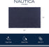 Nautica 100% Cotton Kitchen Towels Set of 3 | 18" X 28" Super Absorbent Reusable Cleaning Cloths, Tea Towels, Hand Towels for Drying Dishes | Navy...