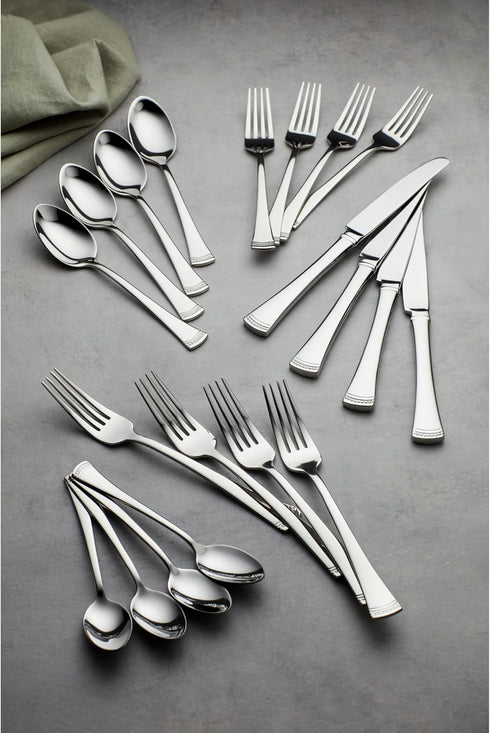 Lenox Portola Teaspoons, Set of 4, 0.35, Stainless...