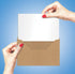 Better Office Products Kraft Mini Envelopes, 100-Pack, Strong 35 lb. Paper, Pointed Flap, Use with Gift Cards, Cash, RSVP Cards, Business Cards, F...