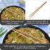 IMUSA 4 Pack 13.5" Bamboo Cooking Chopsticks,Brown...
