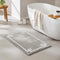 Madison Park Evan 100% Cotton Bathroom Rug Non Slip Backing-Luxrurious Tufted Plush Bath Mat Absorbent, Quick Dry, Spa Design Shower Room Décor, 2...