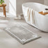 Madison Park Evan 100% Cotton Bathroom Rug Non Slip Backing-Luxrurious Tufted Plush Bath Mat Absorbent, Quick Dry, Spa Design Shower Room Décor, 2...
