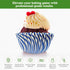 Regency Wraps Greaseproof Professional Grade Baking Cups, Pack of 40, Standard Liners, Blue Pisa Stripe, for Cupcakes, Muffins, Candy, Non Stick...
