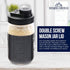 Mason Jar Lids Wide Mouth Plastic 4 pack-USA Made-Flip Cap Screw Top Pour Spout Drink Hole - Leak-proof for Kerr and Ball Canning Jars - Airtight ...
