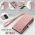 Defencase Compatible with iPhone 13 Mini Case Wallet with RFID Blocking Card Holder for Women Men, PU Leather Magnetic Snap Flip Zipper Strap Wall...