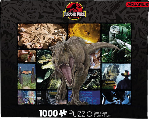 AQUARIUS Jurassic World Collage Puzzle (1000 Piece Jigsaw Puzzle) - Officially Licensed Jurassic World Merchandise & Collectibles - Glare Free - P...