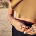 PANTIDE Vintage Punk Rings Set Gothic Knuckle Midi Rings Adjustable Alloy Chain Belt Cross Stackable Finger Half Open Rings Fashion Joint Jewelry ...