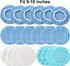 Mudder 20 Pieces 9 to 10 Inches Buffer Pads Car Polisher Bonnet Orbital Buffer Bonnets Microfiber Polishing Pad Cover...
