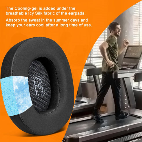SOULWIT Cooling Gel Replacement Earpads for JBL E55BT(E55 BT) Over-Ear Wireless Headphones, Ear Pads Cushions with Noise Isolation Foam - Black...