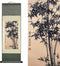 AtfArt Asian Wall Decor Beautiful Silk Scroll Painting Bamboo Leaf Plant - Ancient Bamboo Oriental Decor Chinese Art Wall Scroll Wall Hanging Pain...
