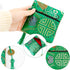 5PCS Jewelry Silk Purse Pouch, Chinese Silk Style Zipper Brocade Embroidered Bag for Women Coin Wallet (Green)...
