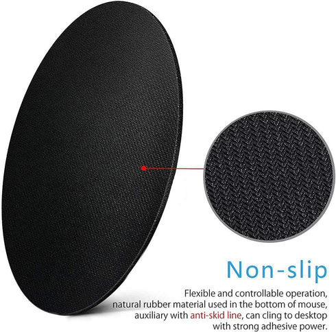 Round Mouse Pad,Beautiful Mouse Mat, Cute Landscape Under The Moonlight Mouse Pad with Design, Non-Slip Rubber Base Mousepad, Waterproof Office Mo...