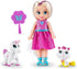 Sparkle Girlz Princess Doll and Pet Set (Blue Dress & Dog Set) by ZURU 2 Pets, Hair Styling for Kids, Dog, Unicorn, Nurture Toys for Girls, Posabl...