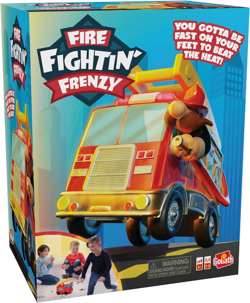 Goliath Fire Fightin' Frenzy Game - Fast-Paced Active Floor Play with Realistic Firetruck Action - Ages 4 and Up, 2-4 Players...