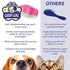 Small 4" Dog Pet Hair Massaging Brush Grooming Tool for Cats Dogs Long or Short Hair Raspberry Pink...