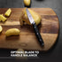 MasterChef Paring Knife 8" with High Carbon Stainless Steel Blade and Triple Riveted Handles, Professional Quality Kitchen Knife for Precision Coo...