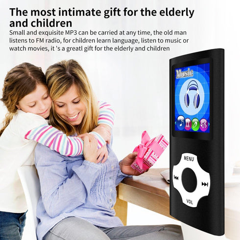 MYMAHDI Support TF Cards Slim 1.8" LCD Mp3 Mp4 Player Media/Music/Audio Player with Accessories Black...
