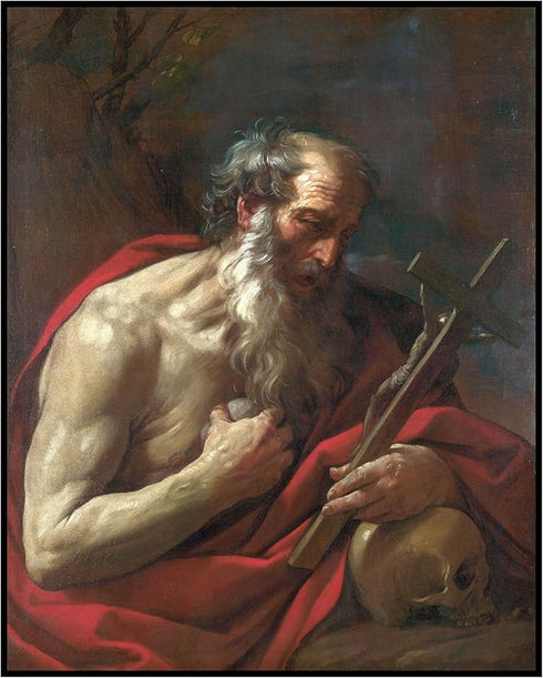 Posterizer 1 pcs-Saint Jerome c. 1626 painting poster-Religious Posters-Gifts for Christians -Decor for Church, Sunday School Classroom- unframed ...