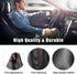 Car Shift Knob Dust Cover, Gear Shift Knob Cover for Protection, Leather Manual/Automatic Shifter Shift Boots Cover, Decorate Car Interior (Black+...