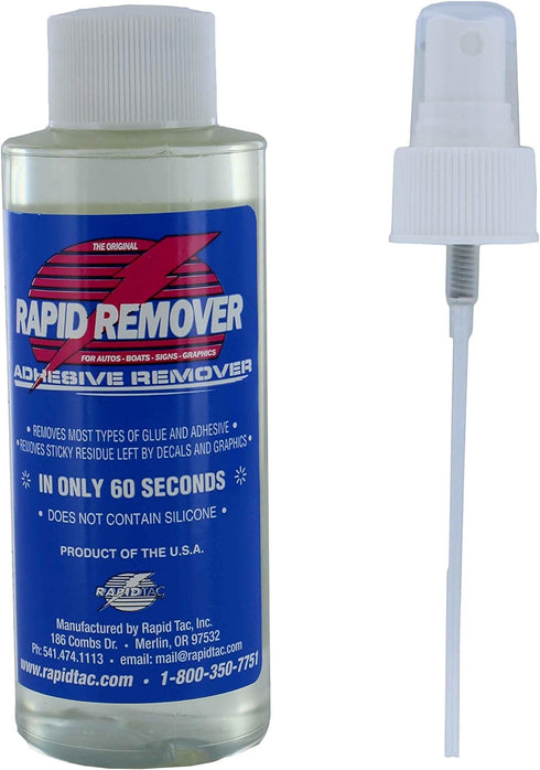 Rapid Remover Adhesive Decal Remover for Vinyl Wraps Autos Boats Signs Graphics Stickers (4 oz.)...