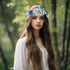 Vivivalue Fairy Flower Crown Woodland Headband Forest Elf Headpiece for Halloween Cosplay Renaissance Wedding Bridal Shower Maternity Shoot...