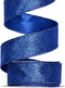 Blue Glitter Wired Ribbon for Christmas Tree Wreath Decoration Home Décor Gift Wrapping Crafts Sewing, 1 1/2 Inch 10 Yard...