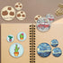 800 PCS Button Maker Supplies, 0.98 inch / 25mm Button Parts Button Supplies, Approx. 1 in Blank Button Badge Parts with Blank Paper for Button Ma...