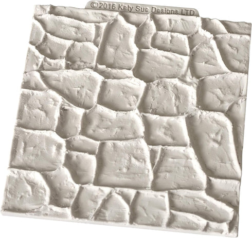 Katy Sue Stone-Effect Silicone Mold for Cake, Cookie Decorating, & Craft. A Stone Texture Mold to Use with Fondant, Sugar Paste, Gum Paste, & Air ...