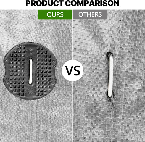 Garden Landscape Gaskets Plastic Buffer Washer, Landscape Staple Stakes Gaskets, Yard Pins Gasket for Weed Barrier Fabric, They Keep The Barrier f...