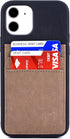 Dockem BIO Wallet Case for iPhone 12 and iPhone 12 Pro: Sensible Materials, Magnetic Mounting & 2 Credit Card Holder Slots (6.1" M2B, Black and Ta...