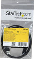 StarTech.com USB to USB C Cable - 3 ft / 1m - 10 Gbps - USB-C to USB-A - USB 2.0 Cable - USB Type C (USB31AC1M),Black...