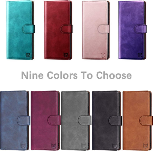 SUANPOT for Samsung Galaxy A71 5G (Non 4G Version) Leather Wallet case with RFID Credit Card Holder Flip Folio Book Phone case Cover for Samsung A...