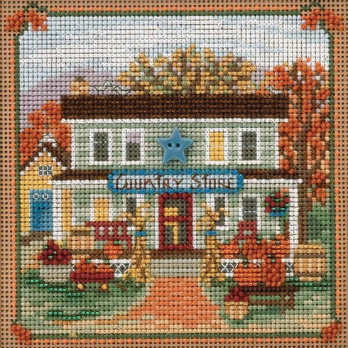 Country Store Beaded Counted Cross Stitch Kit Mill Hill 2017 Buttons & Beads Autumn MH141722...