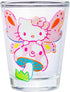 Silver Buffalo Sanrio Hello Kitty Spring Garden Flowers 4 Pack Mini Glass Set, 1.5 Ounces...