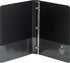 Business Source Sparco Round Ring View Binder, 1/2 Inches Capacity, 11 x 8-1/2 Inches, Black (SPR19550)...
