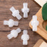 6 Pack One Way Check Valves, 1/2" (12mm) Hose Barb Non Return Ozone Resistance Plastic Valve Pump for Fuel Oil Water Air Gas...