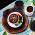 EUSOAR Disposable Baking Cups, 25pcs 5oz Foil Dessert Cups Aluminum Baking Cupcake Liners, Meteor Shower Black Disposable Ramekins Creme Brulee Cu...